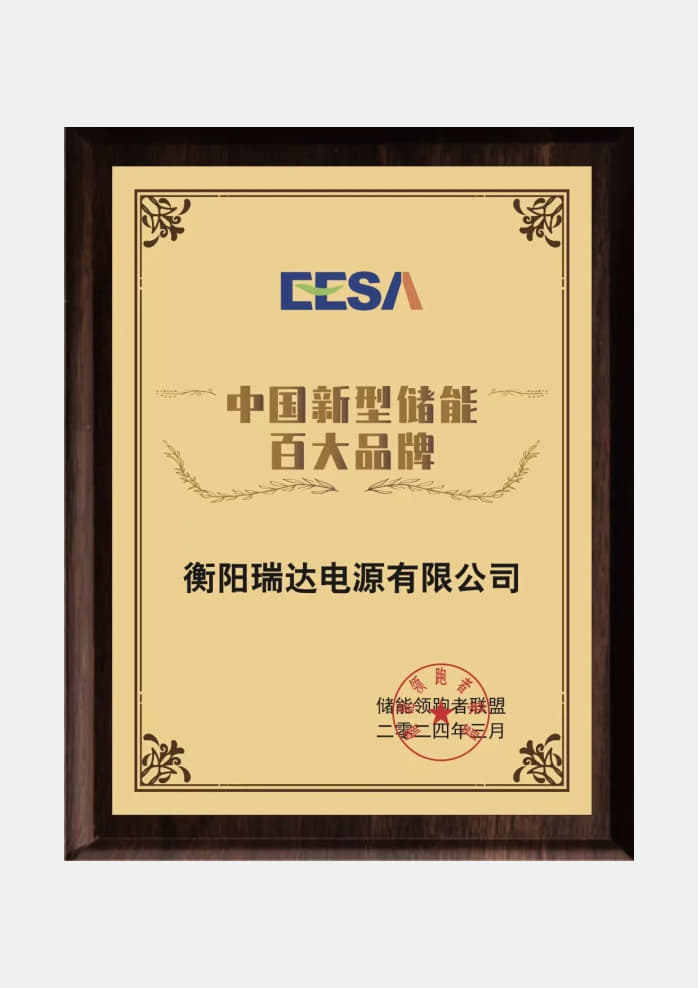 2024年中国新型储能百大品牌